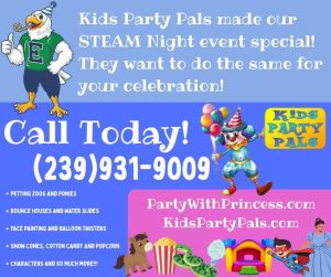 Children entertainment from Fort Myers FL servicing Schools, Private Events and Birthday Parties