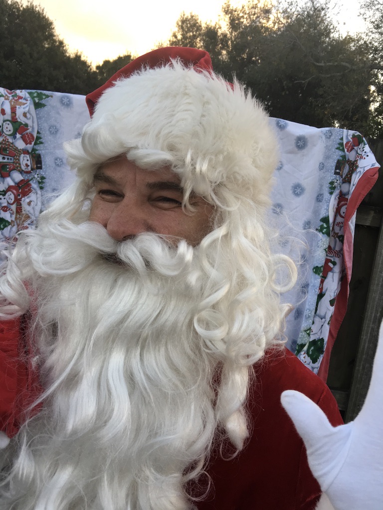 Santa party character photo